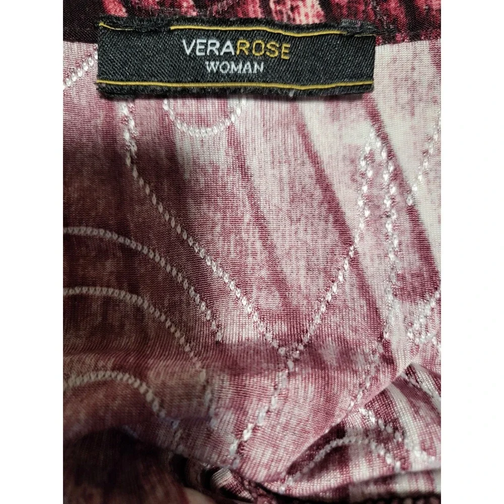 Michael Kors/Verarose Womens Plus 2XL Tunic Houndstooth & Marbled Print Tops - Picture 9 of 9